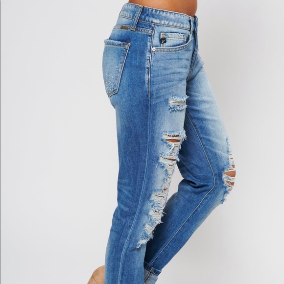 Kancan Boyfriend Jeans - Picture 2 of 7